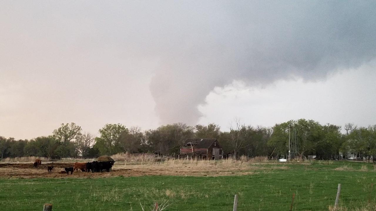 Tornado northwest of Vilas, South Dakota around 8:20 pm CDT.