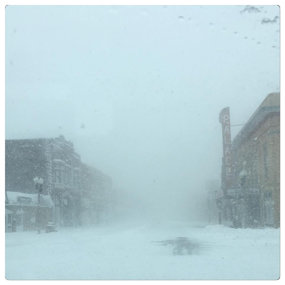 The fierce winds and heavy snow dropped visibility to near zero, even in towns like Luverne, Minnesota. Imagine what it must have been like in the open country!