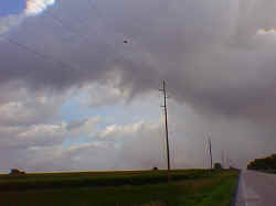 Image 2 - Evolution of funnel cloud west of Sioux Falls, near 57th Street and Tea-Ellis Road