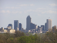 Indianapolis Skyline Day