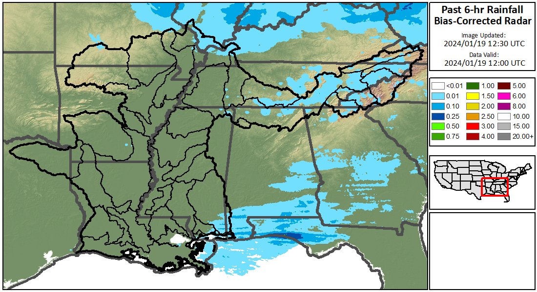 Image showing last 6hr gridded rainfall.