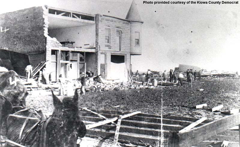 May 10, 1905 Snyder Tornado Damage Photo