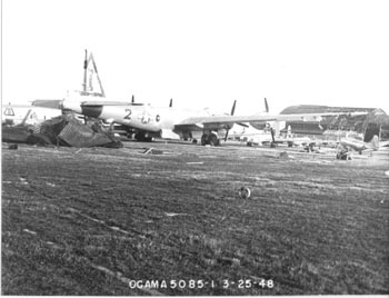 May 25, 1948 Tornado Damage at Tinker AFB, OK
