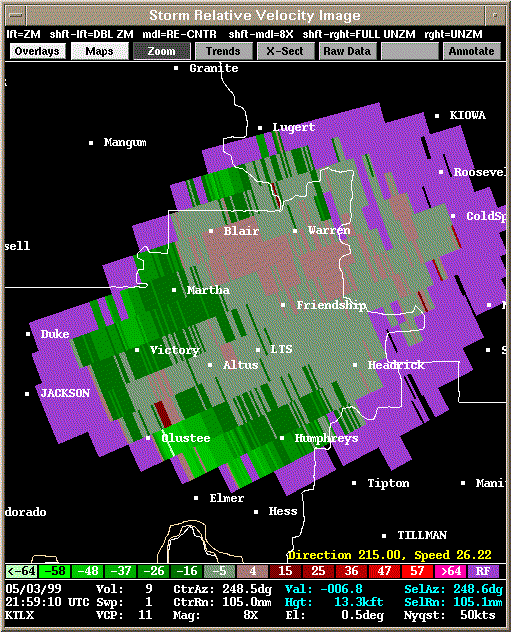KTLX Radar Image