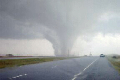 Photo for the October 9, 2001 Cordell, OK F3 Tornado
