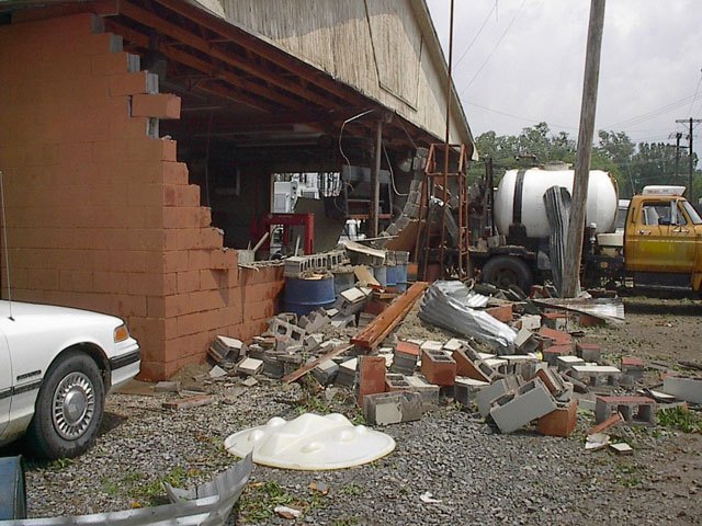 May 9, 2003 tornado damage photo