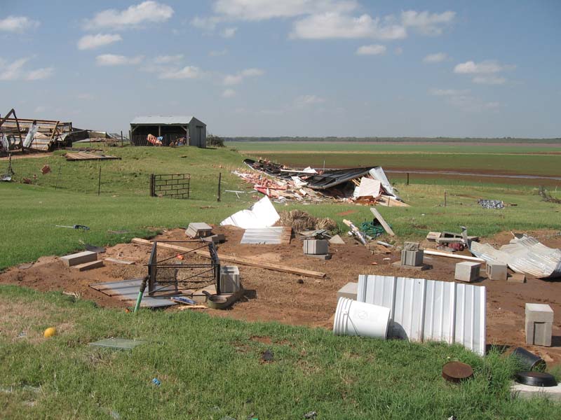 August 19, 2007 tornado damage photo