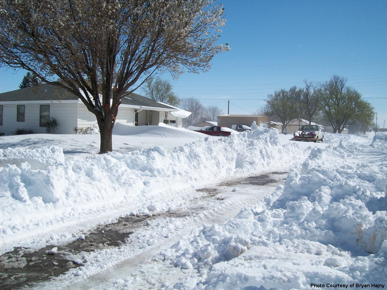 March 27-28, 2009 Snowfall Photo in Arnett, OK