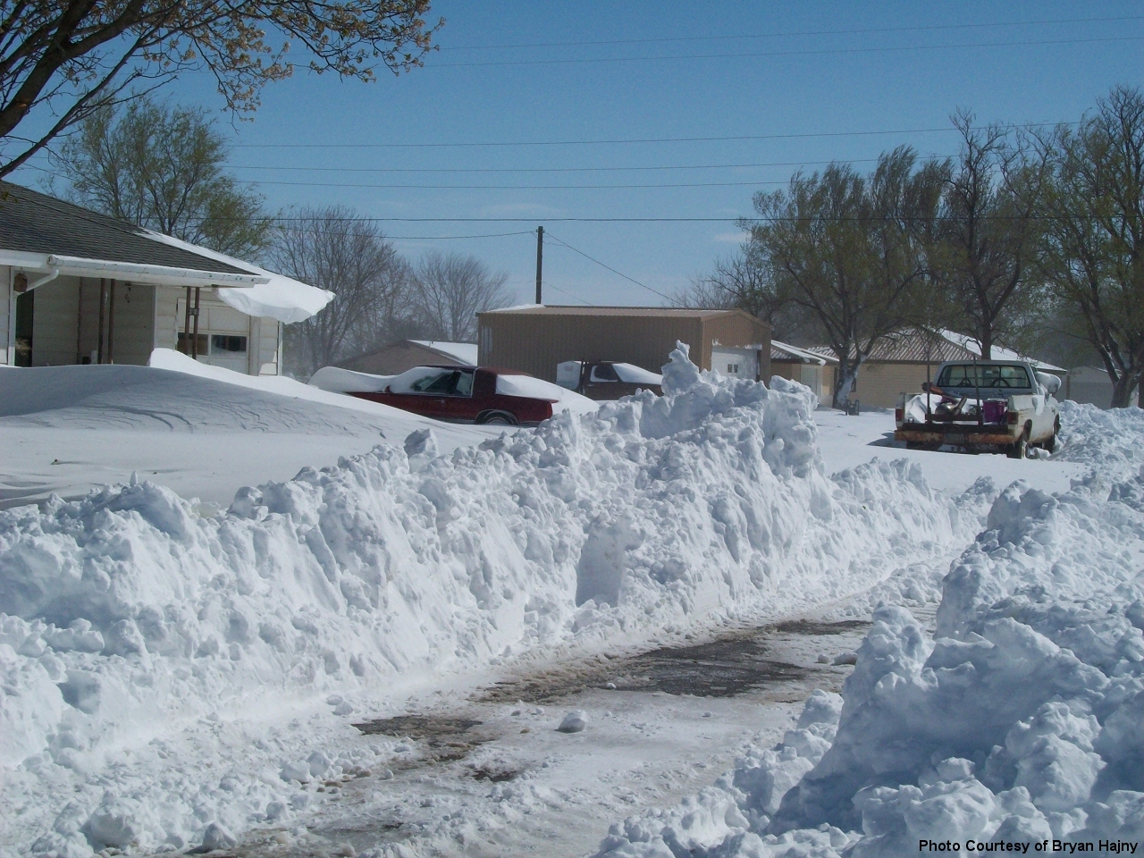 March 27-28, 2009 Snowfall Photo in Arnett, OK