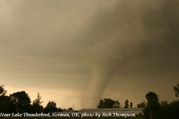 Tornado in east Norman, OK on May 10, 2010