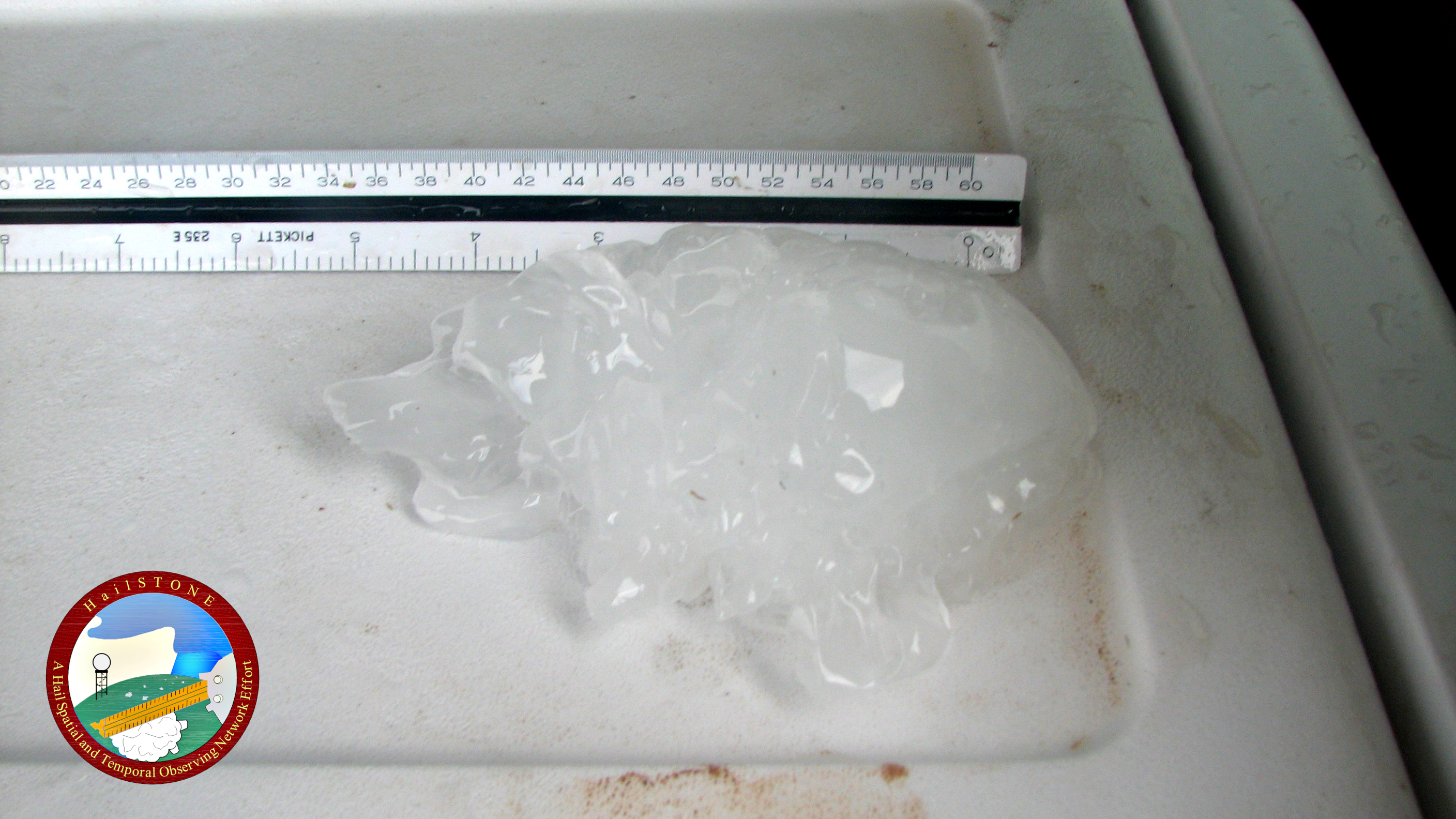 6 Inch Hailstone Falls on May 23, 2011 