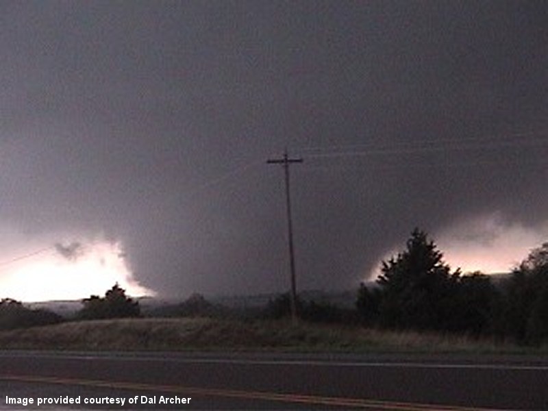Tornado near Lookeba, OK -  Photos courtesy of Dal Archer