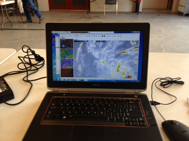 Mobile version of the NWS Advanced Weather Interactive Processing System II (AWIPS II). (Photo by Michael Scotten, NWS)