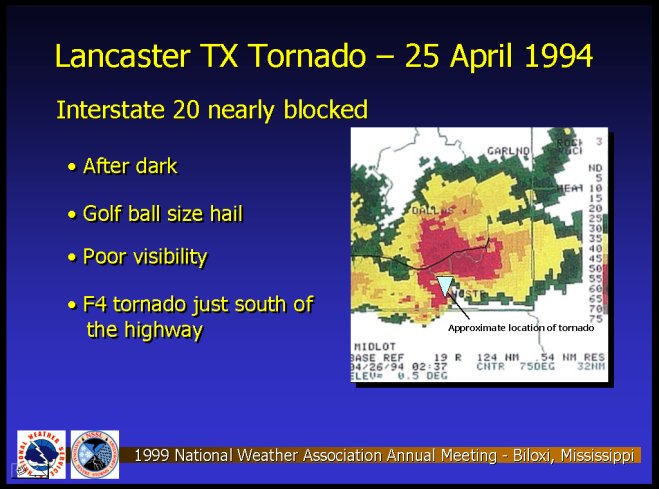 Lancaster, Texas Tornado of 25 April 1994