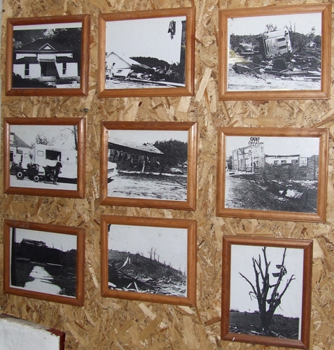 Pictures in the basement of the church