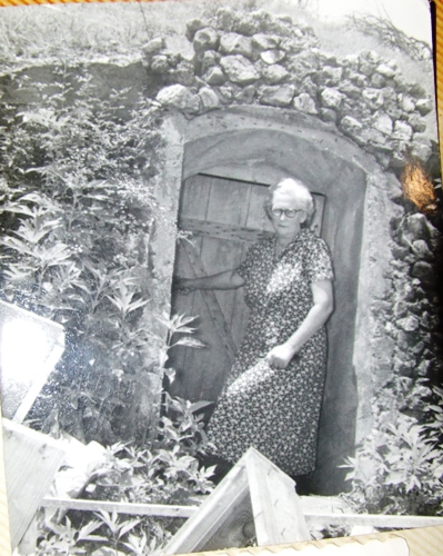 Gertrude Greene and her cellar