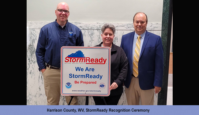 Harrison County, WV StormReady Ceremony